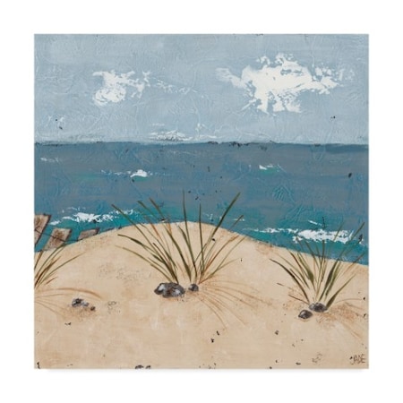 Jade Reynolds 'Beach Scene Triptych Iii' Canvas Art,18x18